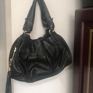 Cole Haan black leather purse